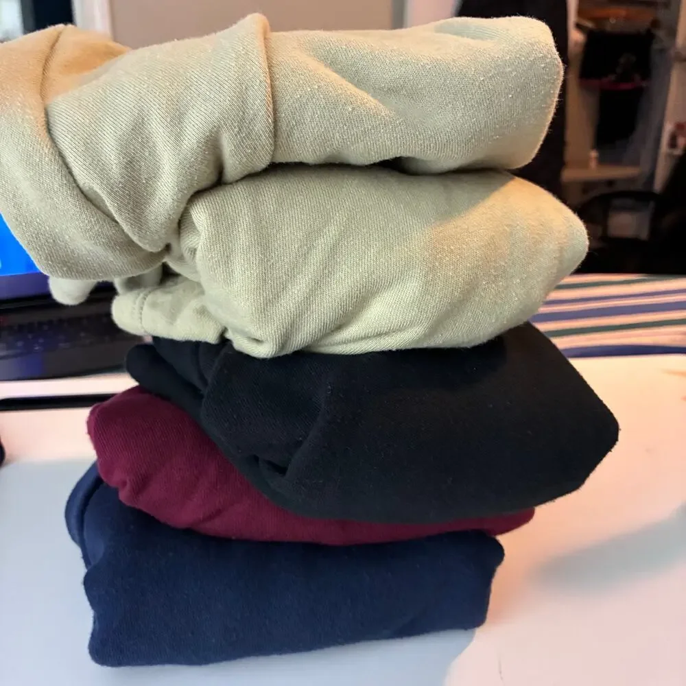 Childrens Place Skorts Girls 7/8 Lot of 5 Khaki Black Maroon Navy Play Condition